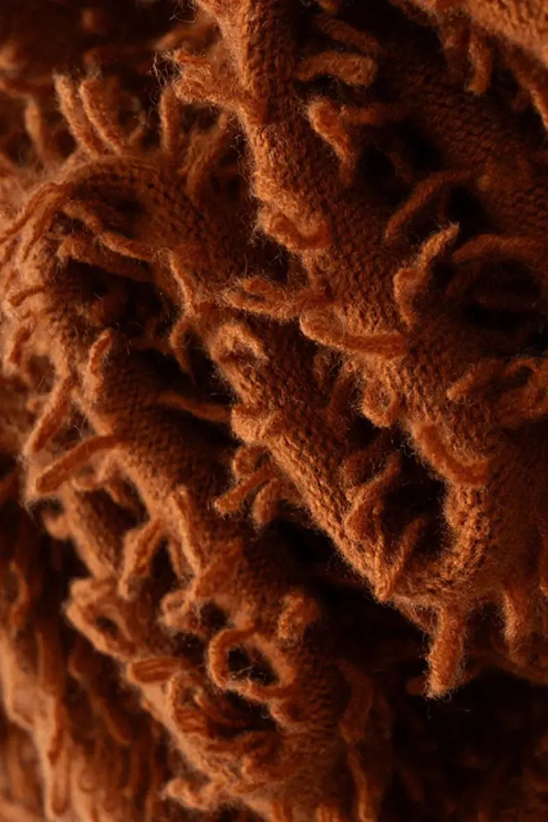100 Cashmere Chunky Loop-Knit Crewneck Sweater