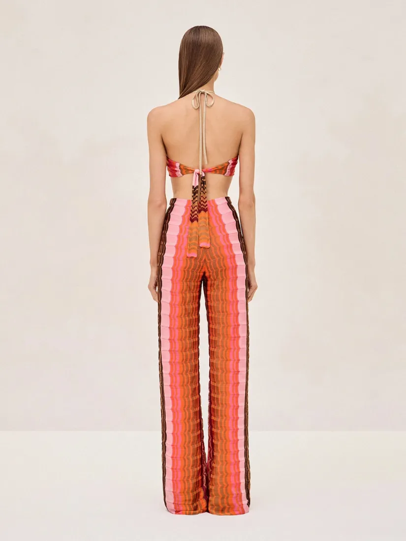 Annaliese Top Orange Multi