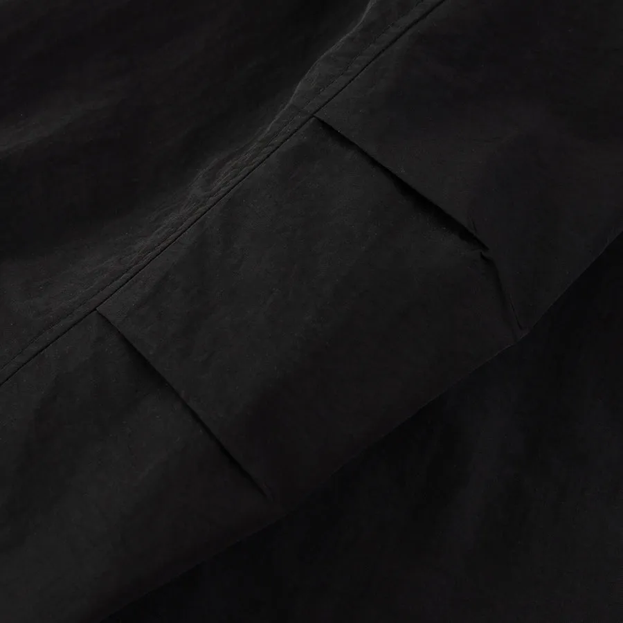 A[S]USL NYLON ZIPPER POCKET JACKET-BLACK