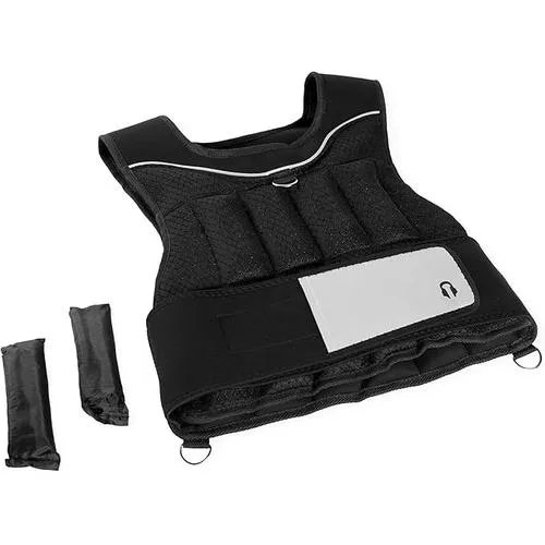 CAP Adjustable Weighted Vest for Strength Training w/ Removable Weights