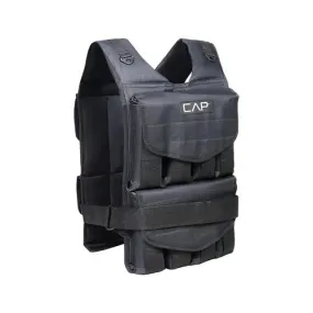 CAP Adjustable Weighted Vest for Strength Training w/ Removable Weights