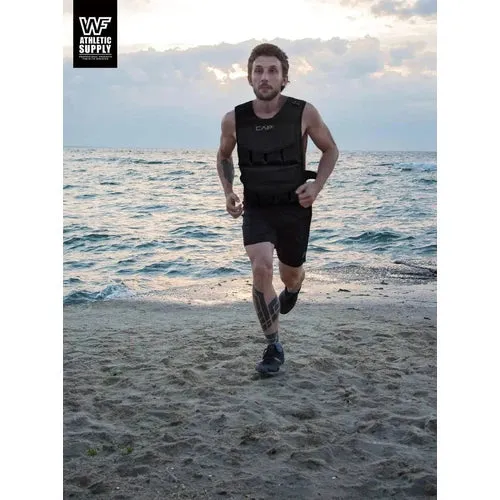 CAP Adjustable Weighted Vest for Strength Training w/ Removable Weights
