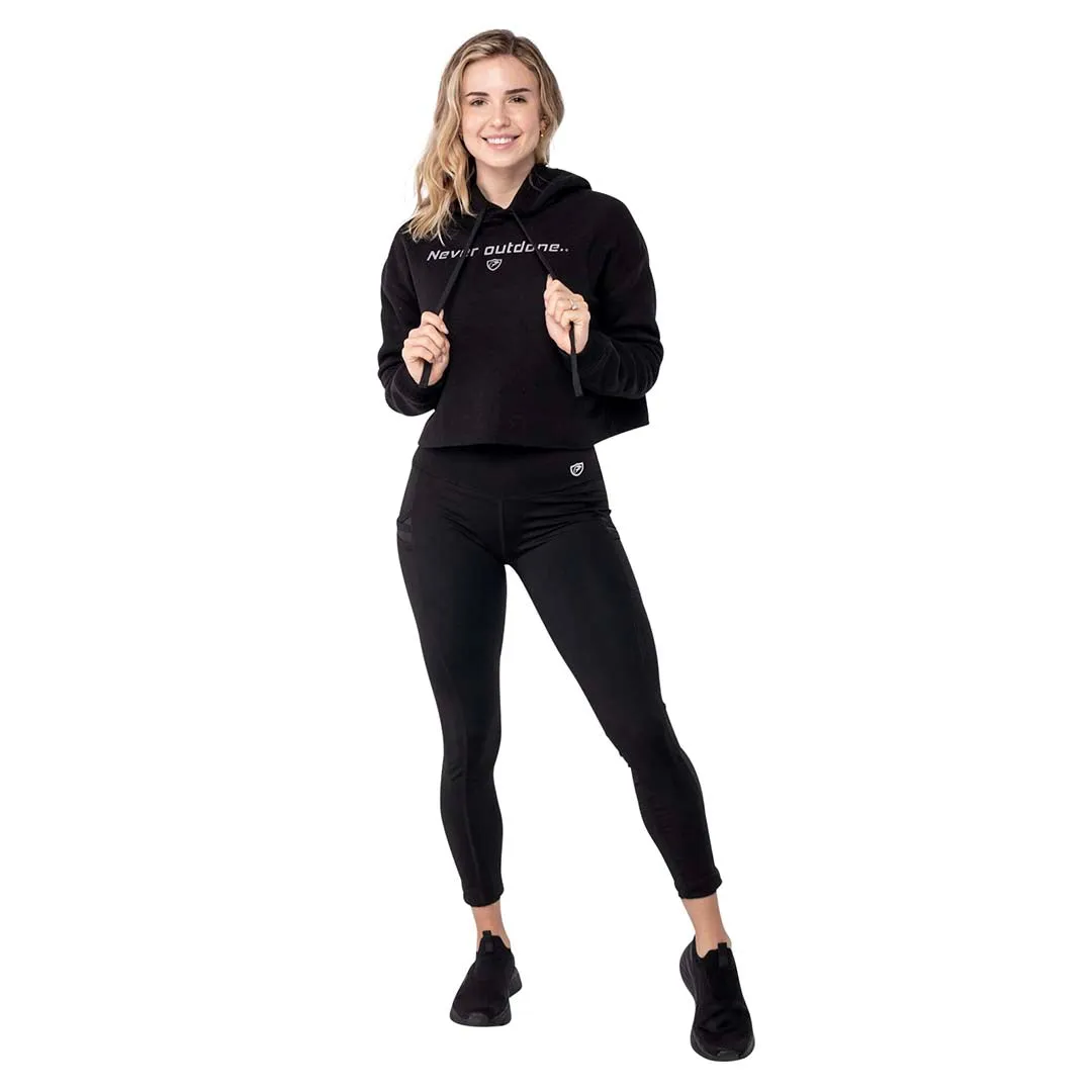 Cropped Sweatshirt w/ Hoody