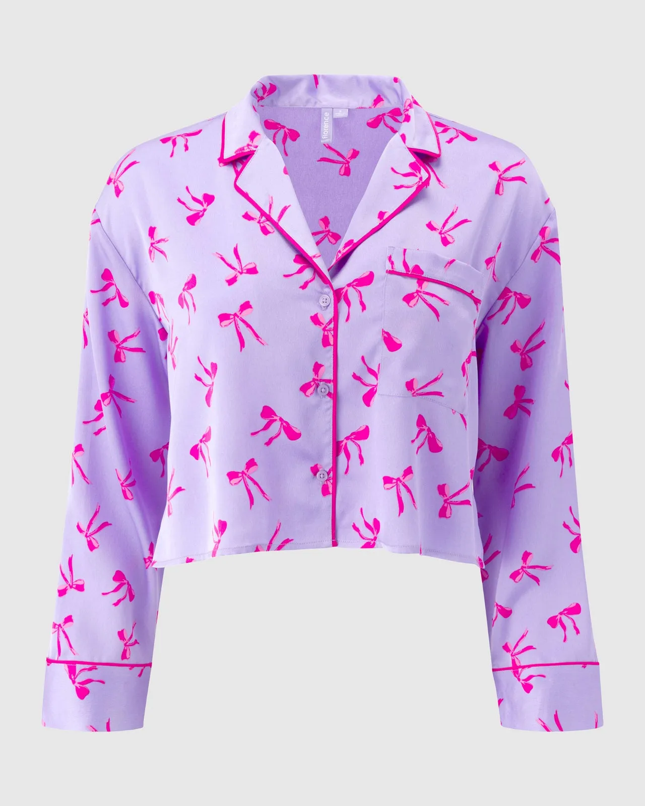 Dream Bow Crop Sleep Shirt