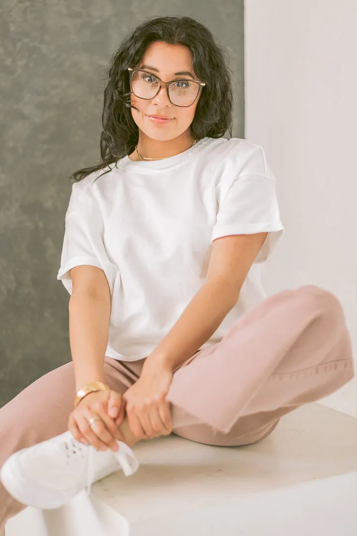 French Terry Box Tee | Off White