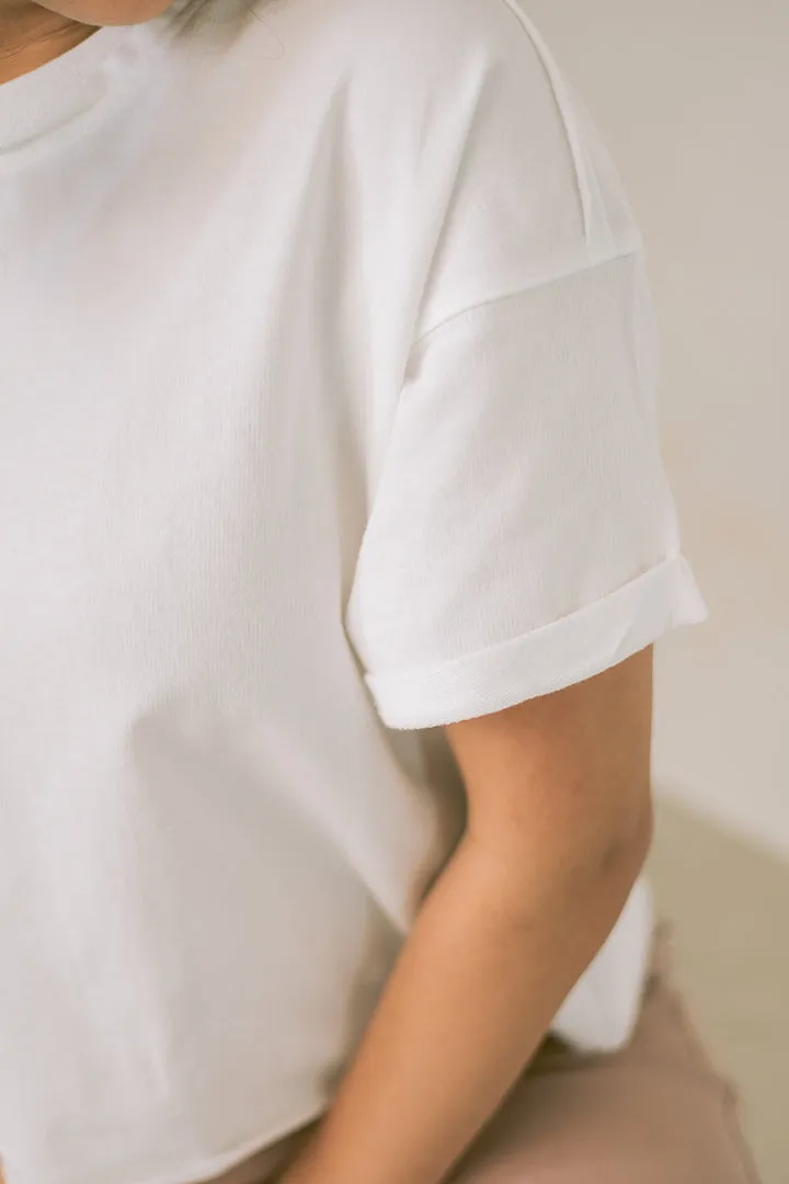 French Terry Box Tee | Off White