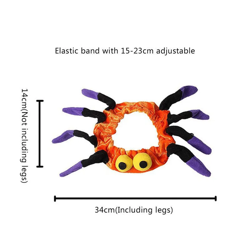 Funny Cat Halloween Spider  Collar
