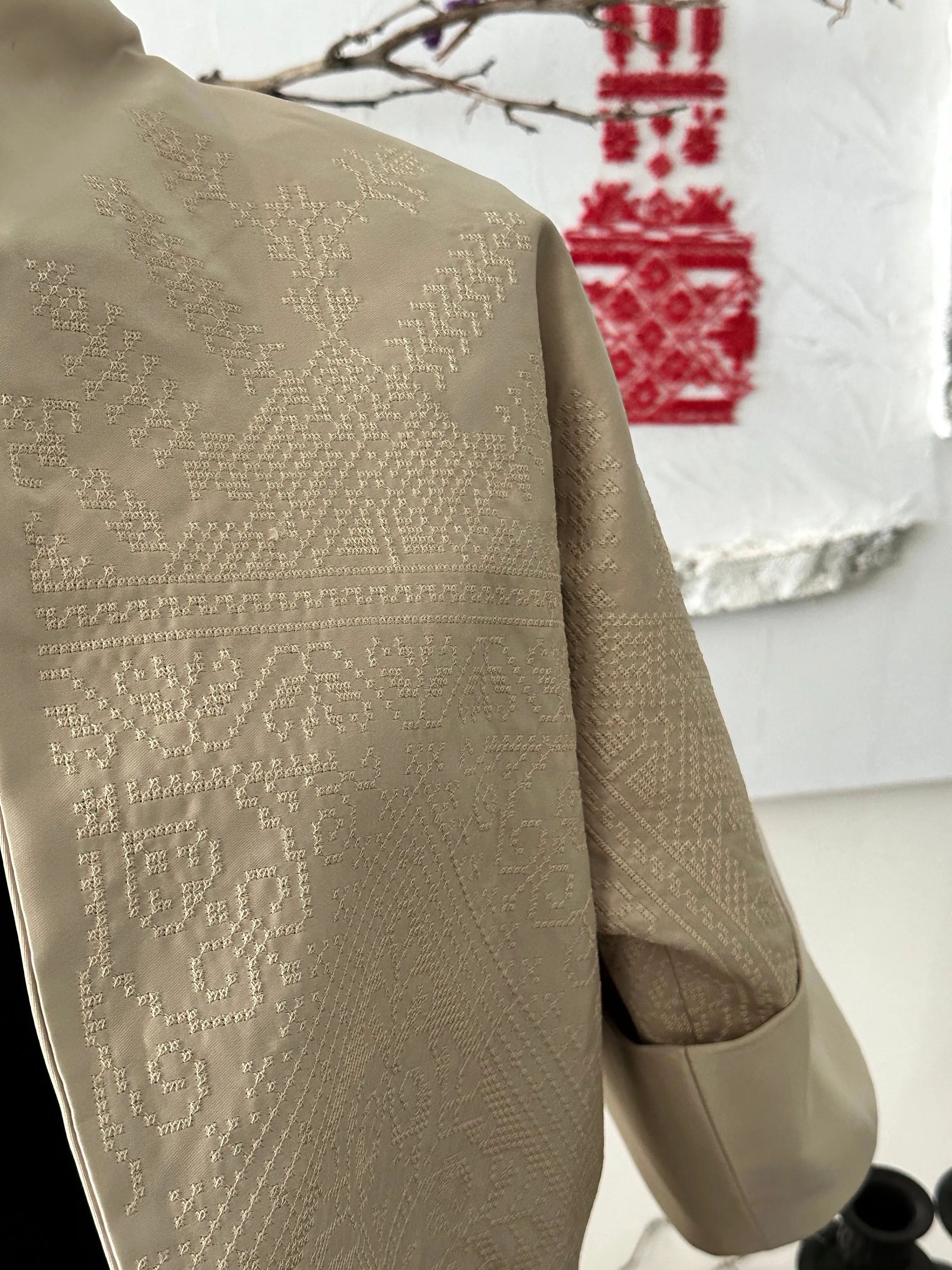 Kimono Jacket- Beige