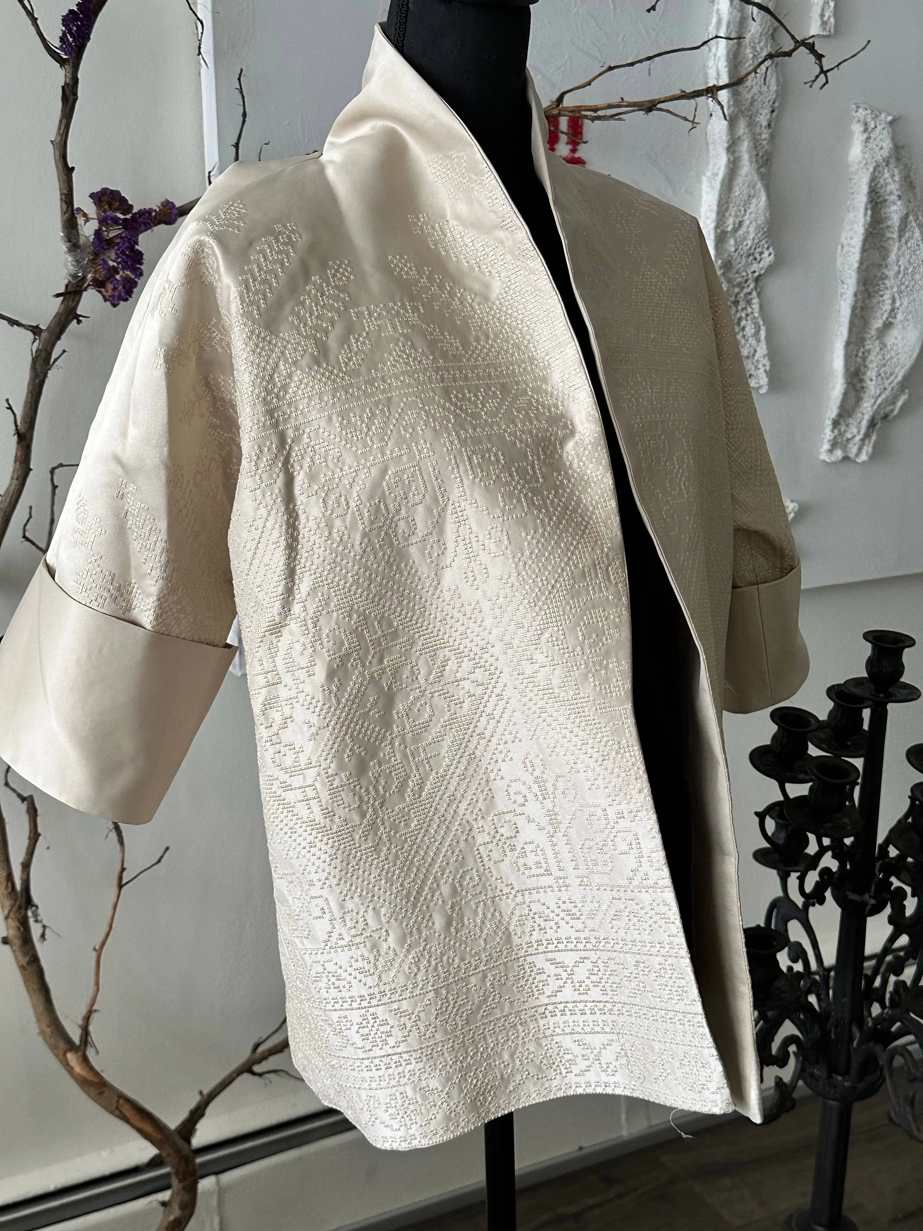 Kimono Jacket- Beige