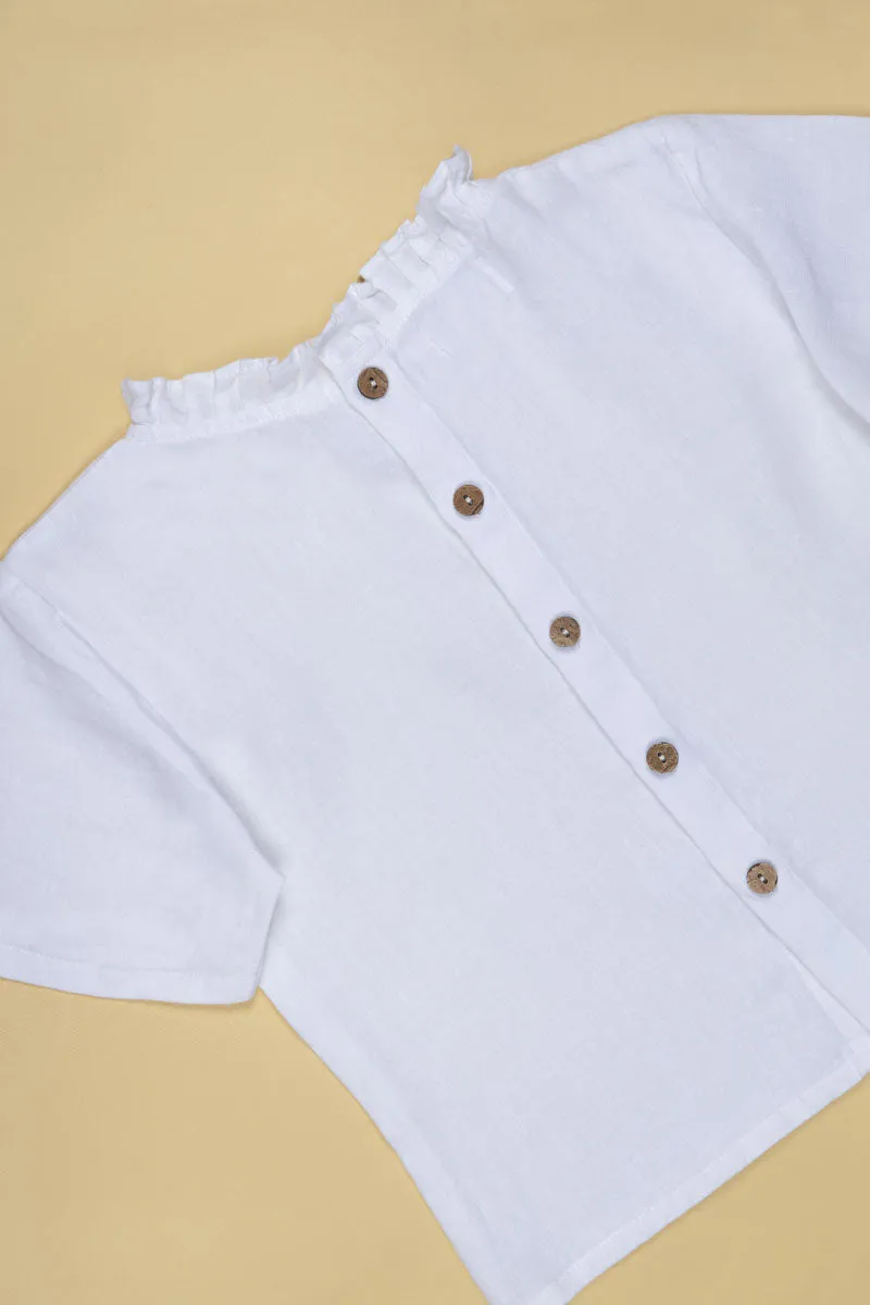 Neck frill top