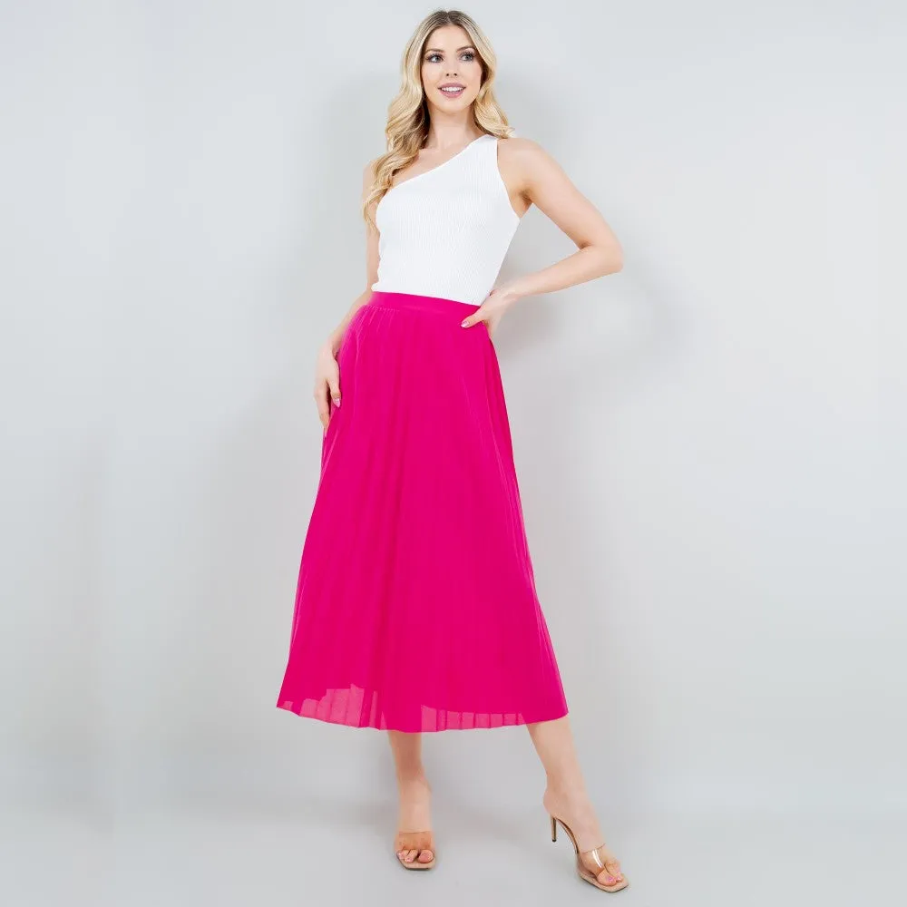 The Abilene Skirt - Fuchsia
