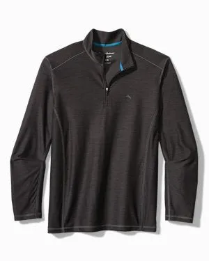 Tommy Bahama Palm Coast IslandZone Half-Zip Black