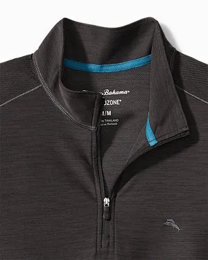 Tommy Bahama Palm Coast IslandZone Half-Zip Black